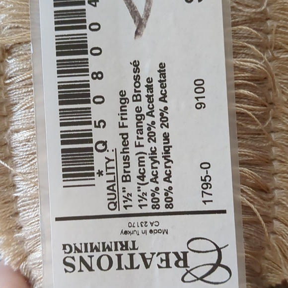 CREATIONS* Trim approximately 20m on this bolt, in pristine condition. 1.5" wide - Picture 3 of 11